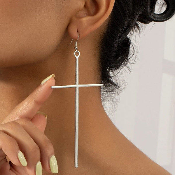 Big Cross Earrings