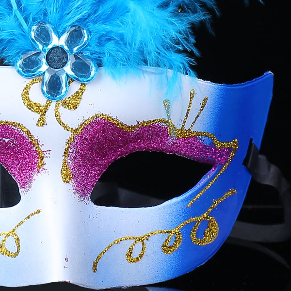 Feather White Mask