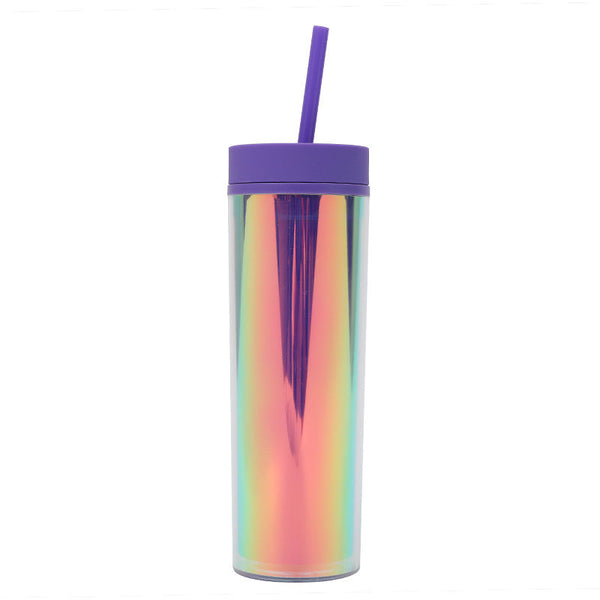 16OZ Holographic Cup with Straw
