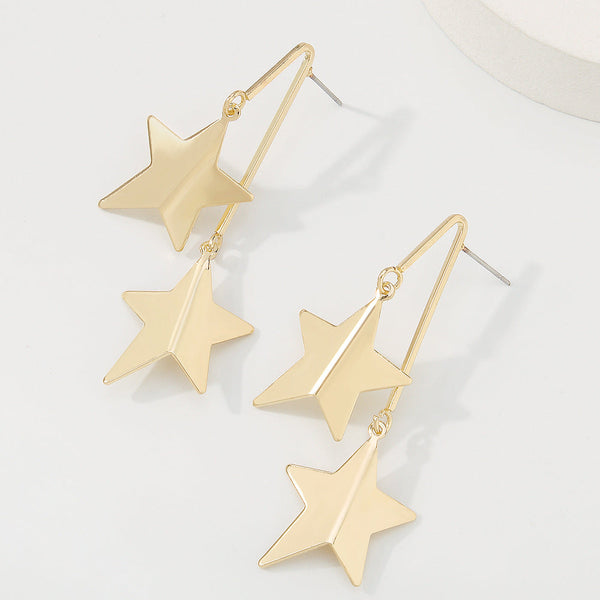 Double Stars Earrings