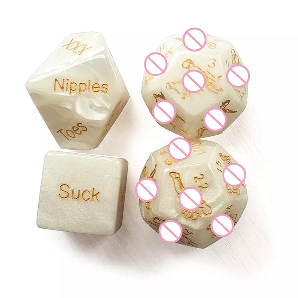 4pcs Role Playing Dice Game