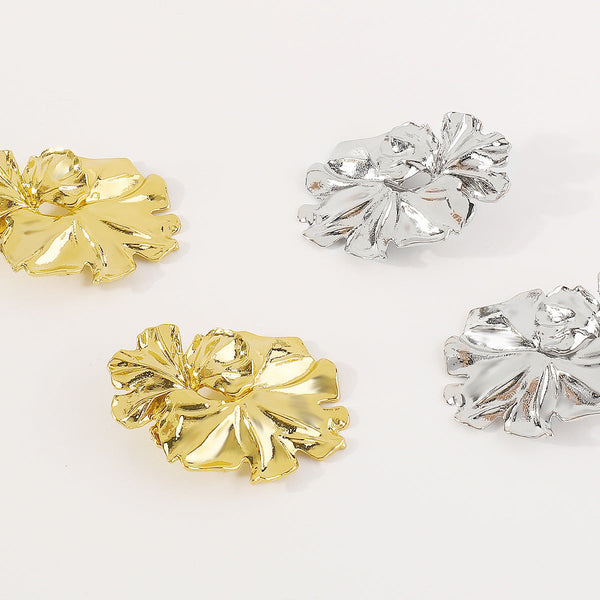 Fashion Medieval Style Flower Stitching Earrings