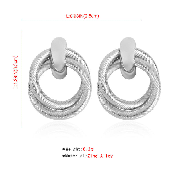 Double Ring Earrings