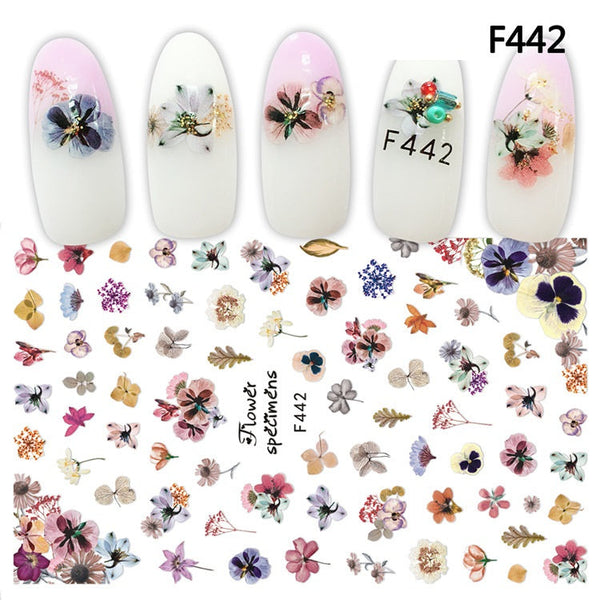 Flower Nail Art Stickers