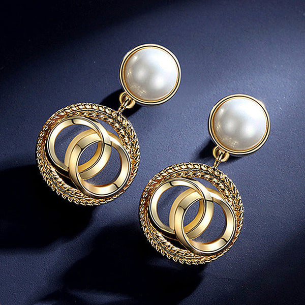Double Circle Earrings