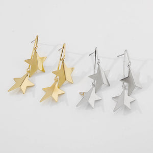 Double Stars Earrings