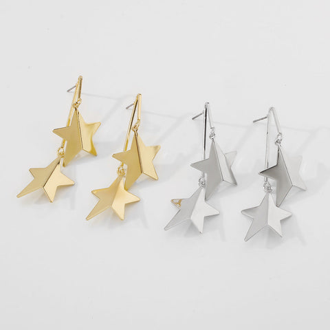 Double Stars Earrings