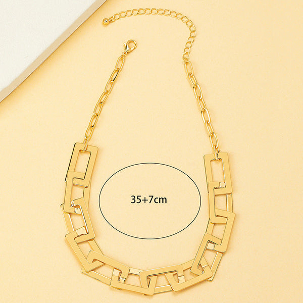 Geometric Square necklace