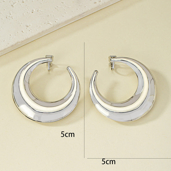 Clip On C Hoop Earrings