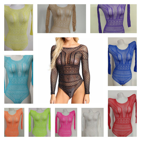 Free size Diamante Bodysuit 4906