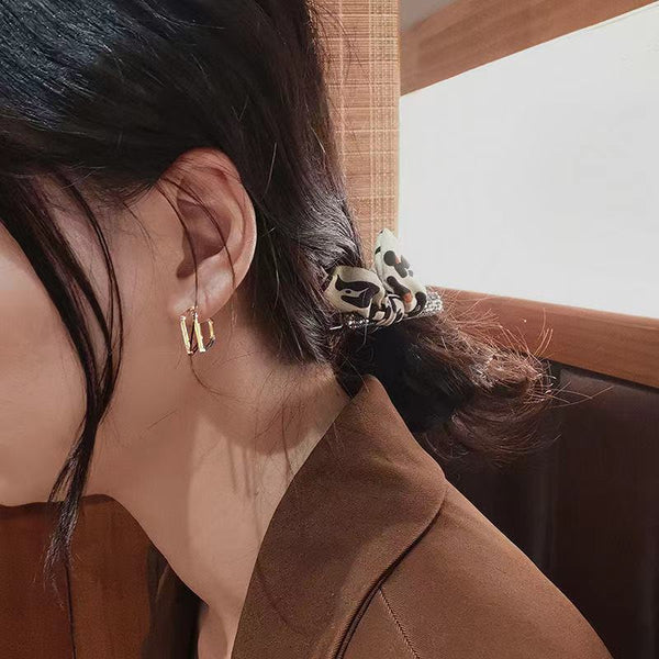 3D Square Earrings