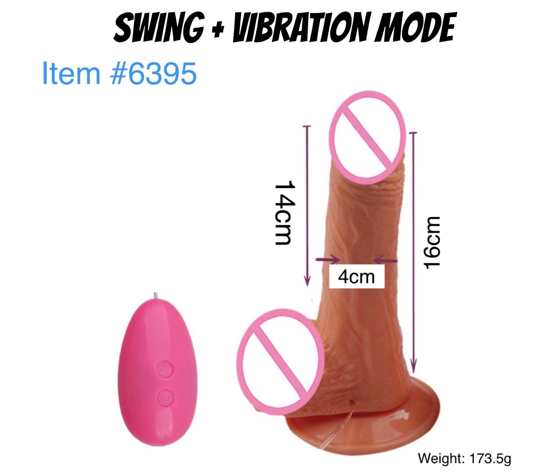 Big Mac Swing And Vibrating Dildo
