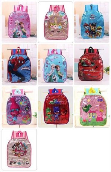 Cartoon Character School Bag