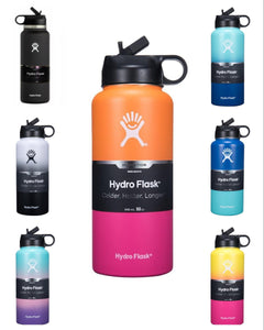 Double Wall Stainless Steel Insulated Water Bottle - 40oz