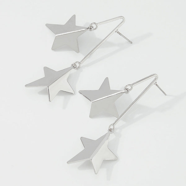 Double Stars Earrings