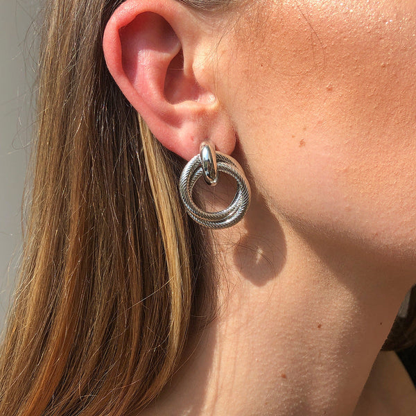 Double Ring Earrings