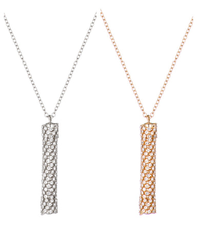 2mm/40mm Pendant Necklace