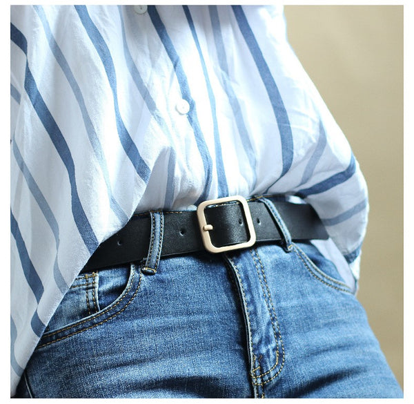 Ladies Square Buckle Belt