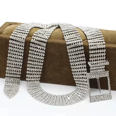 Rhinestone Ladies Belt