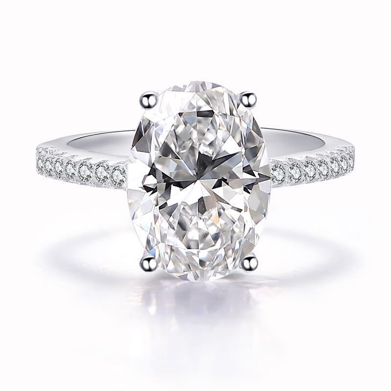 Large Oval Diamond Ring