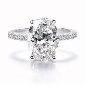 Large Oval Diamond Ring