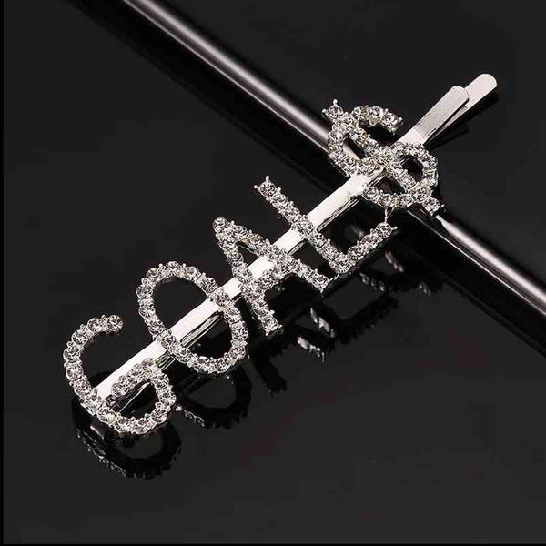 Metal Rhinestones Barrette Hairclip