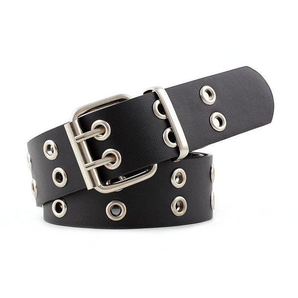 Ladies Black Punk Style Belt