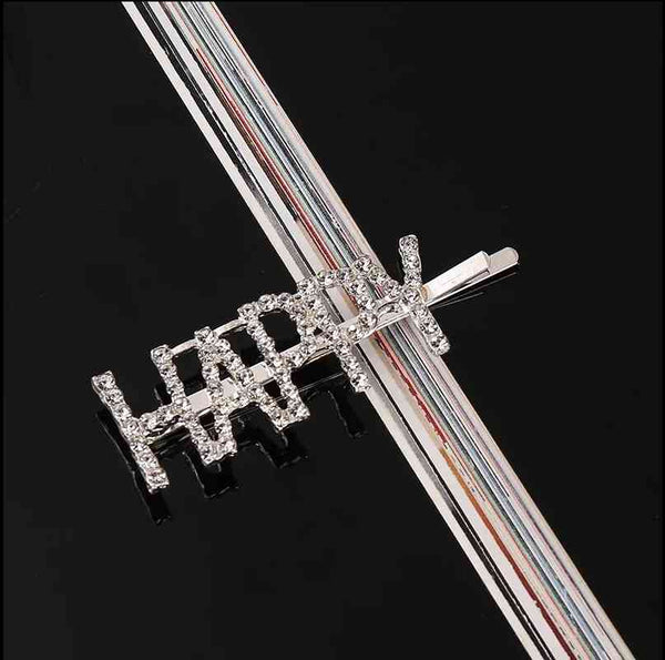 Metal Rhinestones Barrette Hairclip