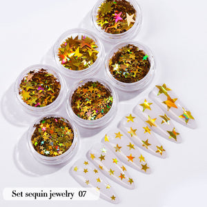 Nails Glitters Stars