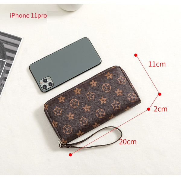 Long Single Zipper Wallet