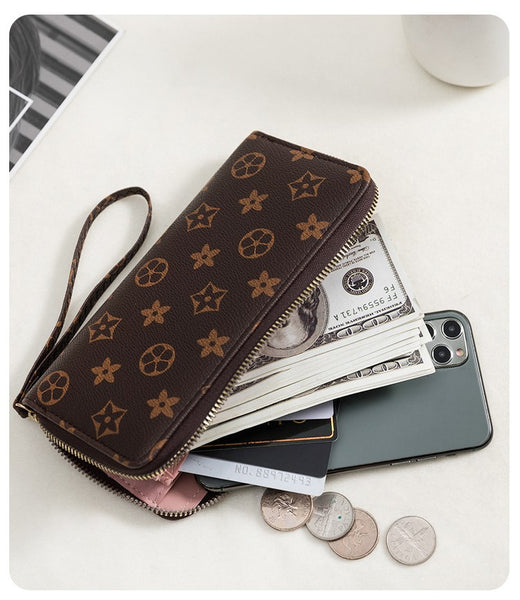 Long Single Zipper Wallet