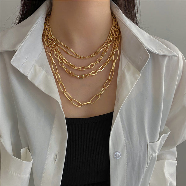 Layered Links Necklace