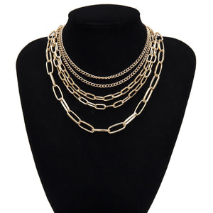 Layered Links Necklace