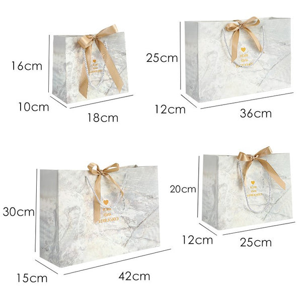 Marbled Love Paper Gift Bag