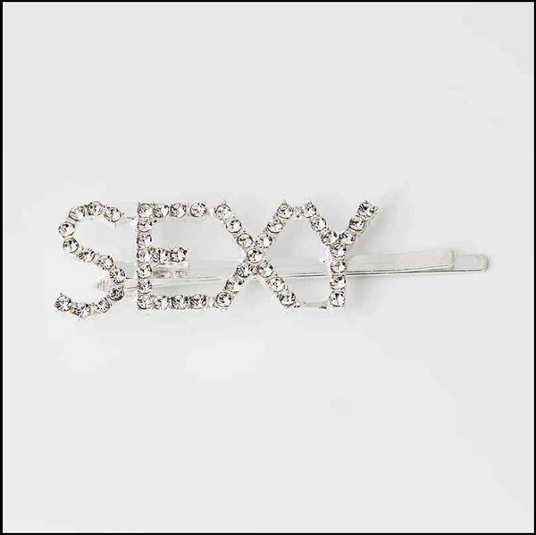 Metal Rhinestones Barrette Hairclip