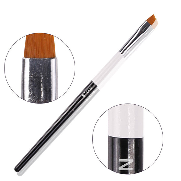 Oblique Nail Art Brushes Set