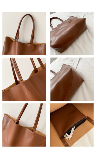 Vintage Fashion Top-handle Shopping Bag