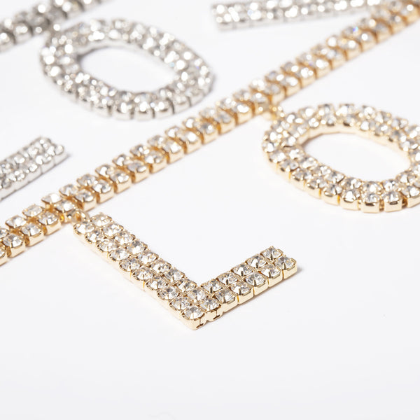 LOVE Letter Diamond Necklace