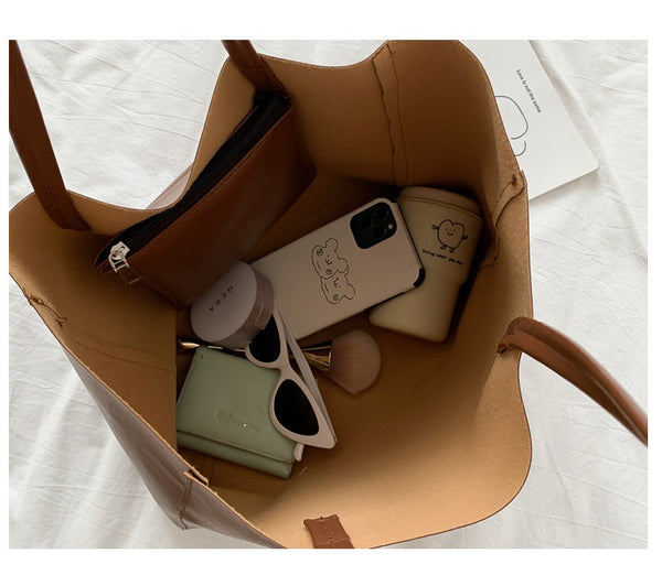Vintage Fashion Top-handle Shopping Bag