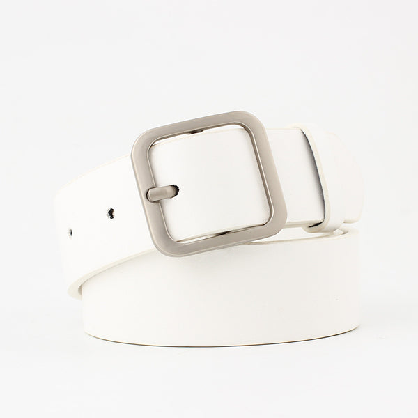Ladies Square Buckle Belt