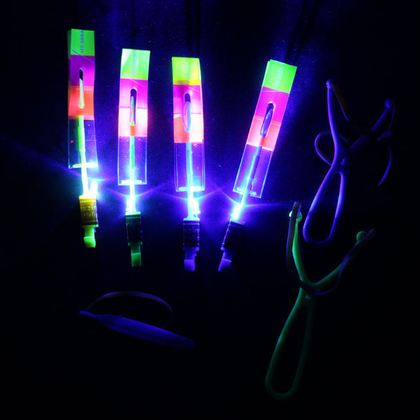 Rocket Slingshot Flying with LED Lights