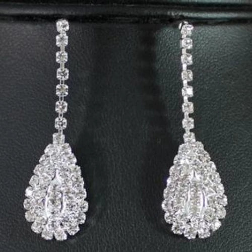 Simple Waterdrop Chain And Earring