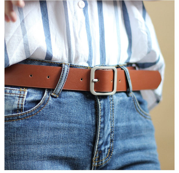 Ladies Square Buckle Belt