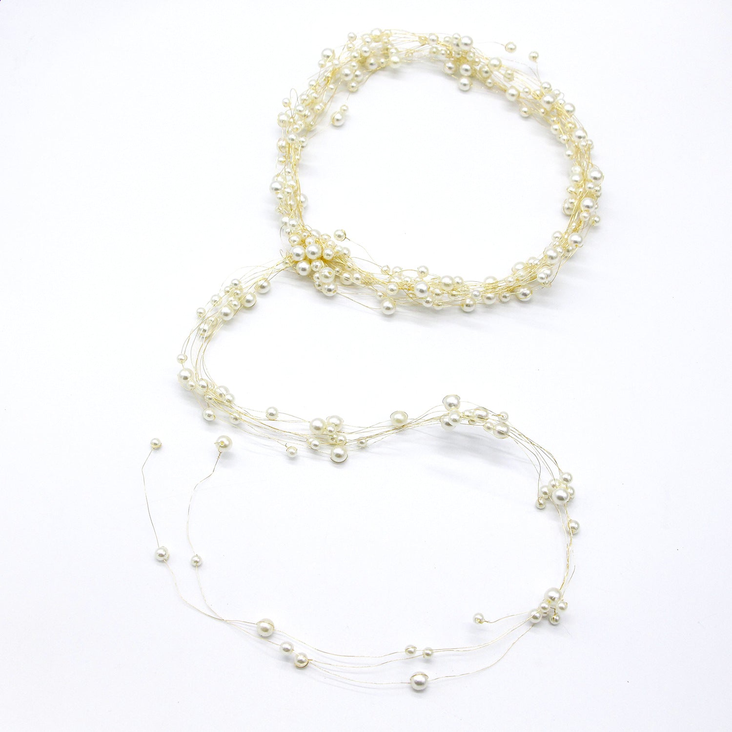 Pearl & Crystal Wreath Headdress
