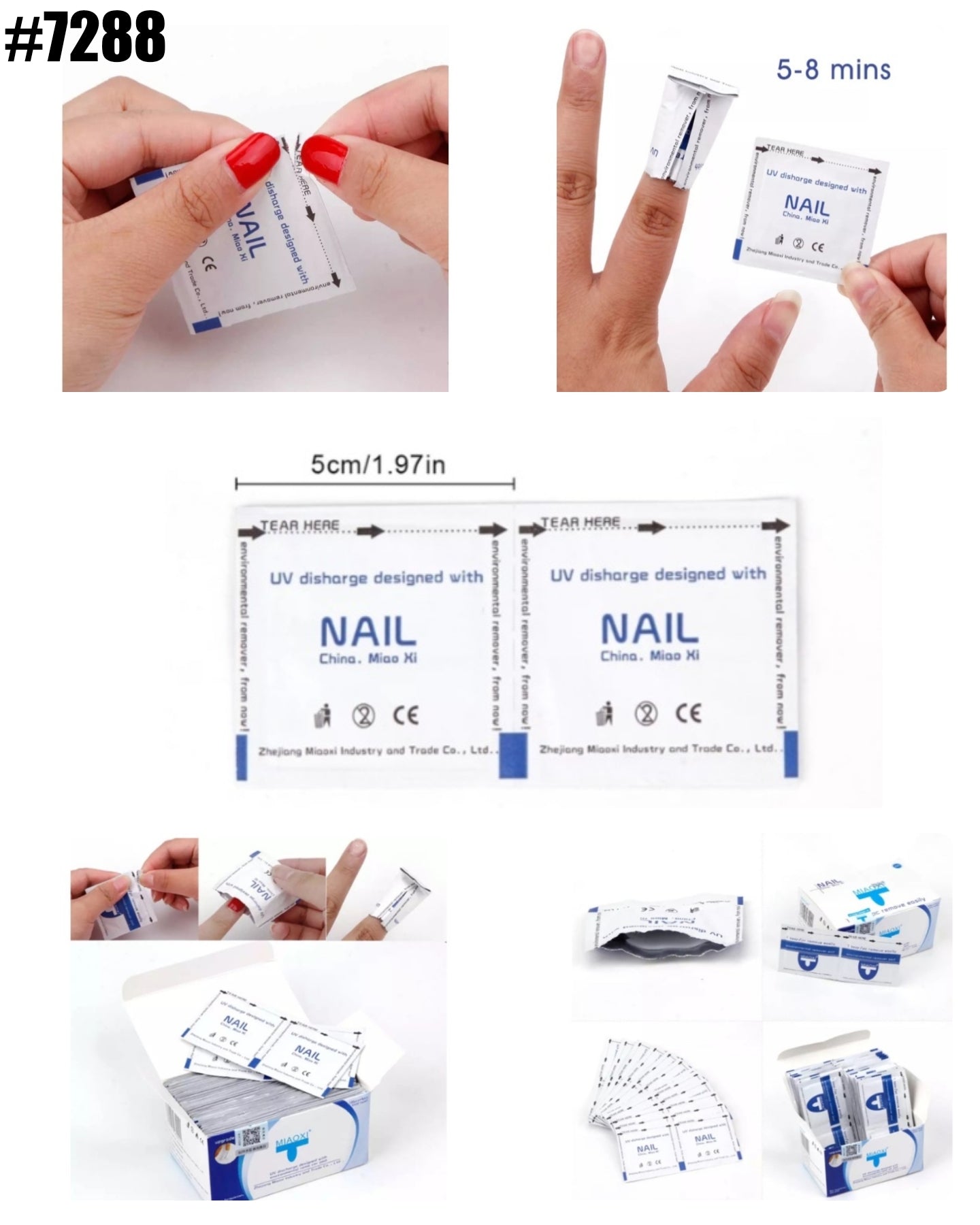 Nail Polish remover Pads  10's