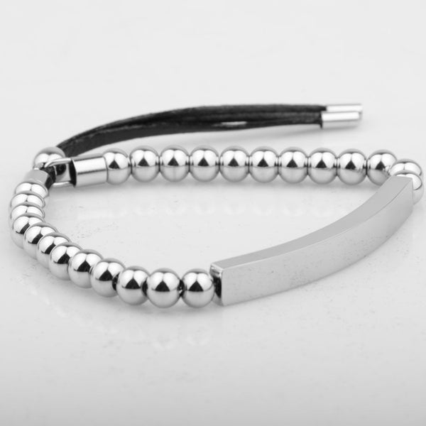 Ladies Titanium Ball Bending Bracelet