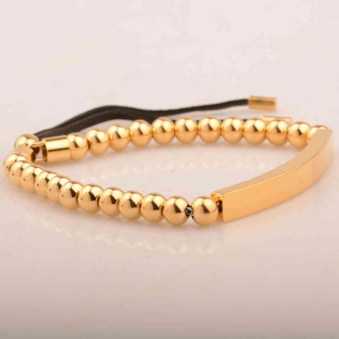 Ladies Titanium Ball Bending Bracelet