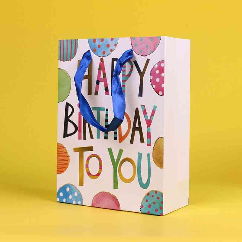 Happy Birthday Gift Bags 30x39x12