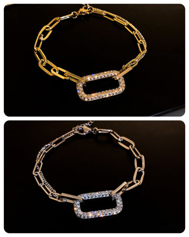 Hollow Diamante Bracelet