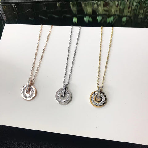 Round Disk Necklace